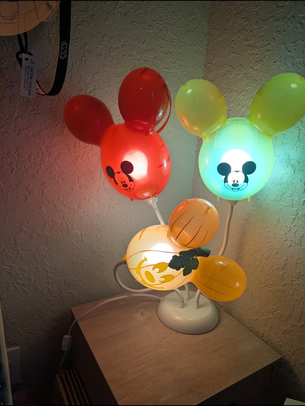 Disney Popcorn Bucket Lamp- Handmade
